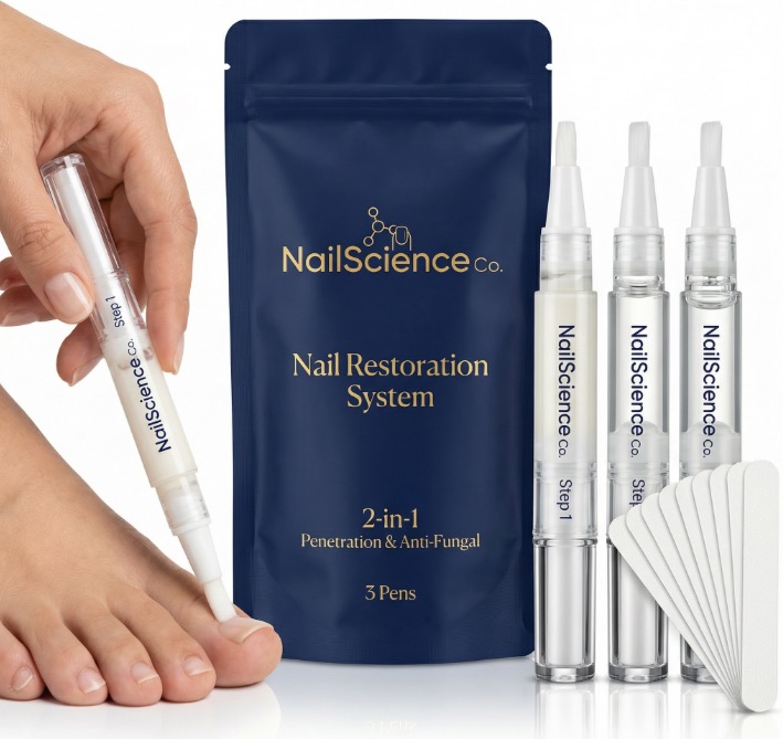 NailScience 2-Step Nail Restoration Kit
